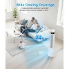 ZAFRO Tower Fan With 85° Oscillating Standing Bladeless Tower Fan with 24ft/s Velocity, 3 Modes, 3 Speeds, 12H Timer, 36 inch (White) - 4 of 4
