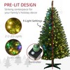 Whisen 6FT Prelit Artificial Christmas Tree with 584 Branches, 212 LED Lights, Auto Open - Green - 3 of 4