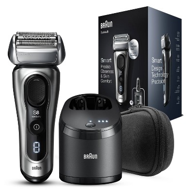 Braun Series 8 8365cc Wet&Dry Electric Shaver, Cleaning and Charging  Station, Fabric Case, with Precision Trimmer