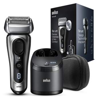 Braun Series 8-8457cc Men's Electric Foil Shaver with Precision Beard Trimmer & Clean & Charge SmartCare Center