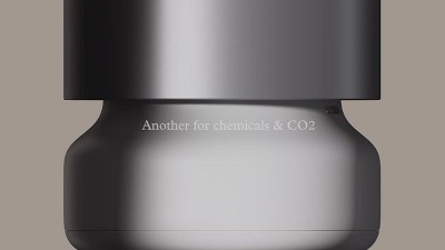 Silver Floor-Standing Air Purifier with HEPA Filter and Alexa Compatibility