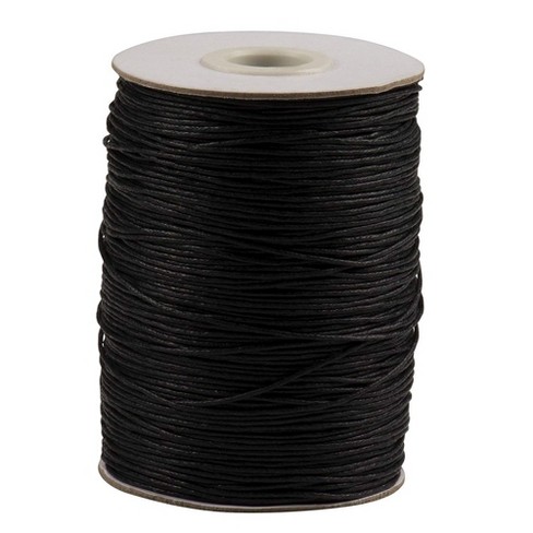 2mm 100Yards/PC Wax Cord Jewelry Making Crafting Beading Macramé Waxed Cotton Cord Thread White 