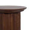 Kate and Laurel Gierson Wood Side Table, 12x12x22, Dark Brown - 3 of 4
