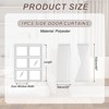 Unique Bargains Blackout Tie Up Pocket Window Door Curtain 1 Panel - 2 of 4