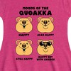 Girls' - Instant Message - Quokka Moods Fit & Flair Cap Sleeve Graphic Dress - 2 of 4