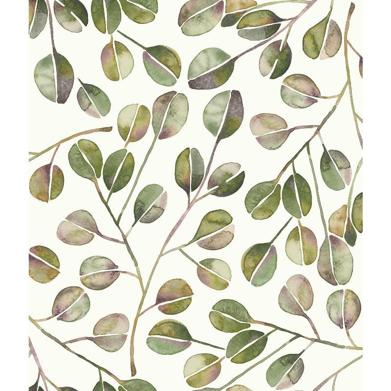 RoomMates Cat Coquillette Eucalyptus Peel and Stick Wallpaper Green, 1 of 10