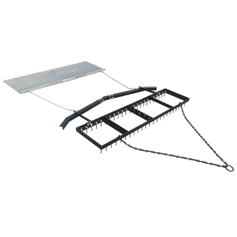 Yard Tuff 6' Spike Drag with Surface Leveling Bar and Drag Mat for ATV/UTVs, 1 of 7