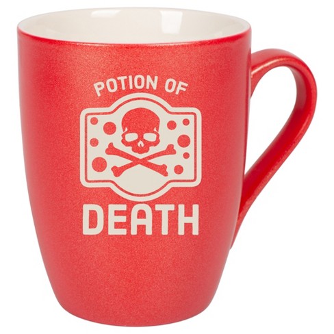 100 North Magic Potion 10 Ounce Crimson Red Metallic Finish, Comfortably Fits Your Hands, New Bone China Coffee Tea Cup Mug, Potion Of Death - image 1 of 1