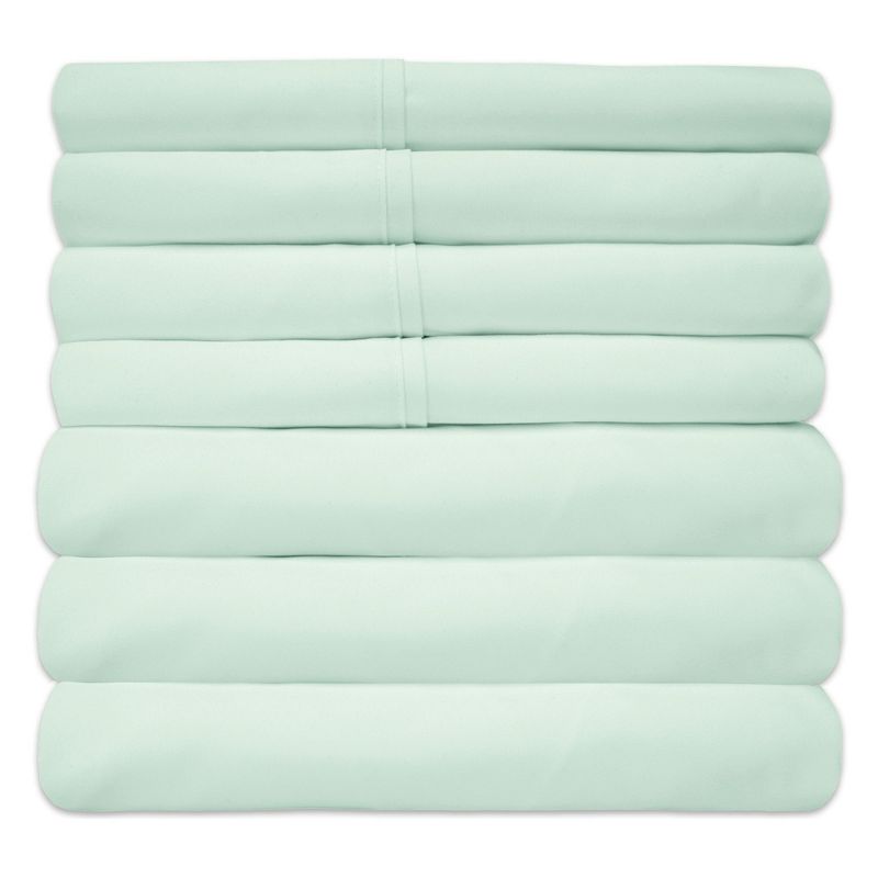 7-Piece Split King Sheet Set, Deluxe Ultra Soft 1500 Series, Double Brushed Microfiber by Sweet Home Collection™, 1 of 5