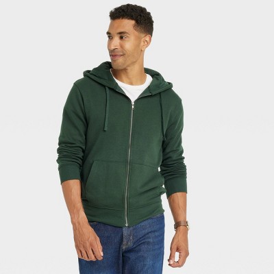 Men's Hooded Sweatshirt - Goodfellow & Co™ Forest Green L