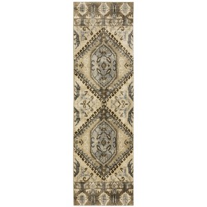 Oriental Weavers Florence 5090D Tan/ Gold Indoor Area Rug - 2'3" x 7'6" - 1 of 4