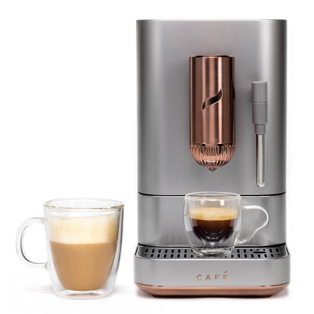 Photos - Coffee Makers Accessory CAFE Affetto Automatic Espresso Machine + Frother Stainless Steel