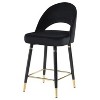 Black Open Back Counter Height Stools (Set of 2) - 4 of 4