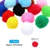 Unique Bargains Creative DIY Craft Decoration Home Art Supplies Pom Poms 2" - 2 of 4