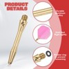 Unique Bargains 2BA Thread Aluminum Dart Shafts with Rubber Rings for Steel Tip 4 Pcs - 3 of 4
