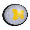 College Hockey Ice Rink Design Oval Slimline Lighted Wall Sign - 2 of 4