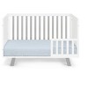 APRILSOUL Livia 3-in-1 Convertible Island Crib White and Gray - 4 of 4