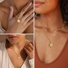 Turandoss 2PCS Dainty Gold Necklace for Women Girls - Layered Initial Pendant Necklaces, Gold Jewelry for Women, Birthday Gifts for Girls 8-18 - 3 of 4