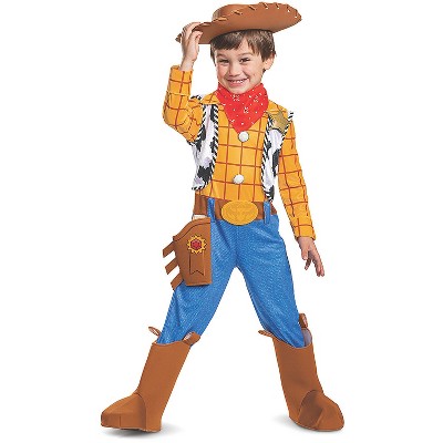 Disguise Toddler Boys' Toy Story Woody Deluxe Costume - Size 3T-4T - Yellow