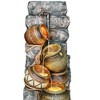 NAYSAYE Fountain Polyresin Potter Pitcher Design with Cascading Water for Garden Patio Indoor Outdoor, Multicolor, 17"*43"*52" - 3 of 4