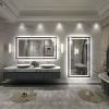 Apmir Super Bright Front & Back LED Lighted Anti-Fog Aluminum Alloy Framed Tempered Glass Bathroom/Vanity Mirror with ETL & 3-Year Warranty - 3 of 4