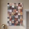 Art Remedy Brown Squares Brown Earthy Abstract Wall Art Framed - 2 of 4
