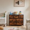 CENGHU Dresser for Bedroom with 7 Storage Spaces, Fabric Dresser Storage Tower, Assembled Wardrobe Lockers, for Closet, Living Room - 4 of 4