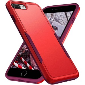 Entronix Case Compatible with iPhone 8 Plus/7 Plus - Soft-Touch Dual-Layer Sleek Cover - 1 of 4