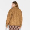 Women's Faux Suede Fringe Jacket - Wild Fable™ Brown - 3 of 3