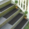 WaterHog 8.5"x30" Set of 4 Ellipse Indoor/Outdoor Stair Treads Door Mats - 3 of 4