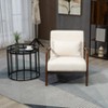 GDFStudio Bonny Modern Upholstered Accent Chair with Wooden Frame - 2 of 4