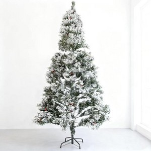 Christmas Trees with Lights  Artificial Christmas Tree, 876 PVC Branch Tips with 350 Multi-Color Lights, 8 Lighting Modes & Easy Assembly - 1 of 4
