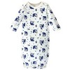 Touched by Nature Baby Boy Organic Cotton Long-Sleeve Gowns 3pk, Woodland, 0-6 Months - 2 of 4
