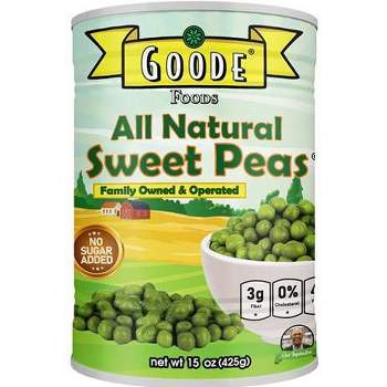 Goode Foods All Natural Sweet Peas - 15oz