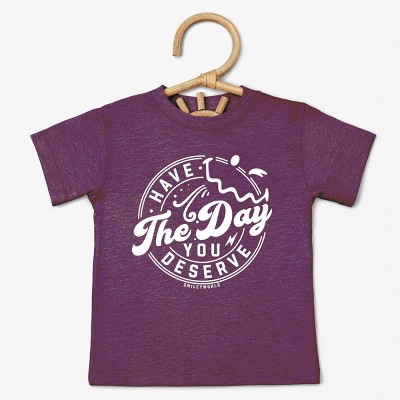 The Juniper Shop SmileyWorld Have The Day You Deserve Circle Toddler Short Sleeve Tee