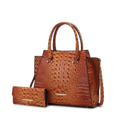 MKF Collection Viridiana Women’s Luxe Croc-Embossed Versatile Tote Bag by Mia K