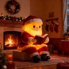Santa Claus Reading Book Lamp, Christmas Santa Reading Book Lamp, Cute Light Up Santas Statue Vintage, Christmas Table Decor Vintage Night Light - 3 of 4