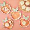 Sparkle and Bash 48 Pack Peach Paper Plates with Die-Cut Design and Gold Foil Border for Peach Themed Party Decorations (7 in) - 2 of 4