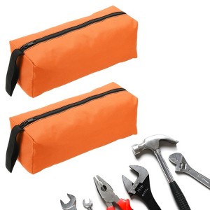 Unique Bargains Oxford Cloth Multi-Purpose Organizing Zipper Electrician Tool Bags 2 Pcs - 1 of 4