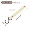 Unique Bargains PU Leather Strap Camping Outdoor S-shaped Hooks and Hangers 8 Pcs - 2 of 4