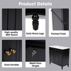 MAYEERTY 36" Bathroom Vanity with Sink Black Cabinet Drawers Solid Frame MDF One Package - 4 of 4