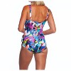 Women's Wide Strap Tie Side Sarong One Piece Swimsuit - Maxine of Hollywood - 2 of 2