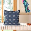 Tosh Pillow - Blue/Navy - 16"X16" - Safavieh - 2 of 3