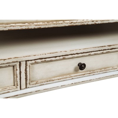 Realyn Two-Tone Lift-Top Coffee Table with Storage, Brown & White