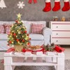 2/3FTTabletop Christmas Tree,Pre-lit Xmas Tree with Cloth Bag Base - 4 of 4
