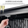 Indoor Bars with Storage Cabinet and Shelves - Black Bar Unit for Kitchen Storage Organization with Shelves - 4 of 4