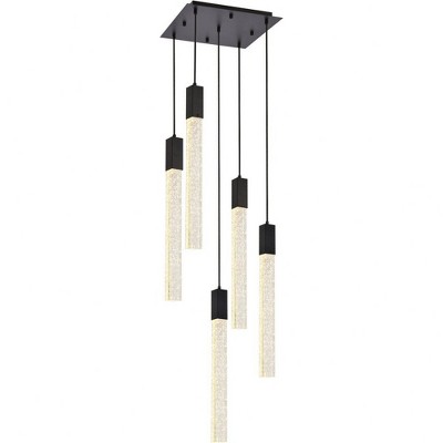 Elegant Lighting Weston 5 - Light Pendant in  Black