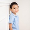 Hope & Henry Boys' Organic Short Sleeve Knit Pique Polo Shirt, Kids - 3 of 4