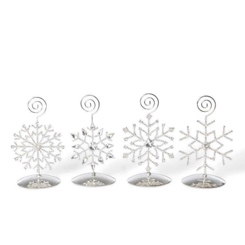 Park Hill Collection Snowflake Splendor Place Card Holders, 1 of 5