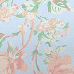 floral blue/pink print